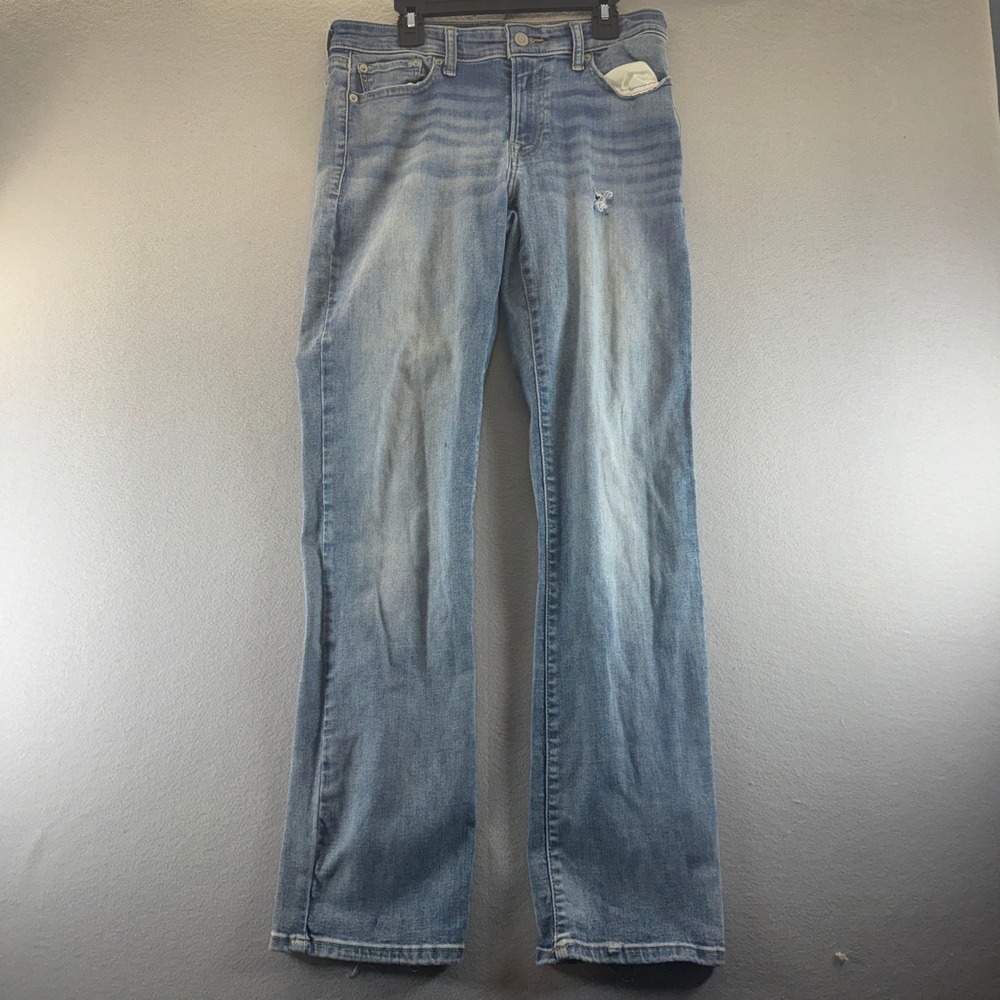 Lucky Brand Womens 6 28 Regular Straight Leg Light Wash Blue Denim‎ Jeans